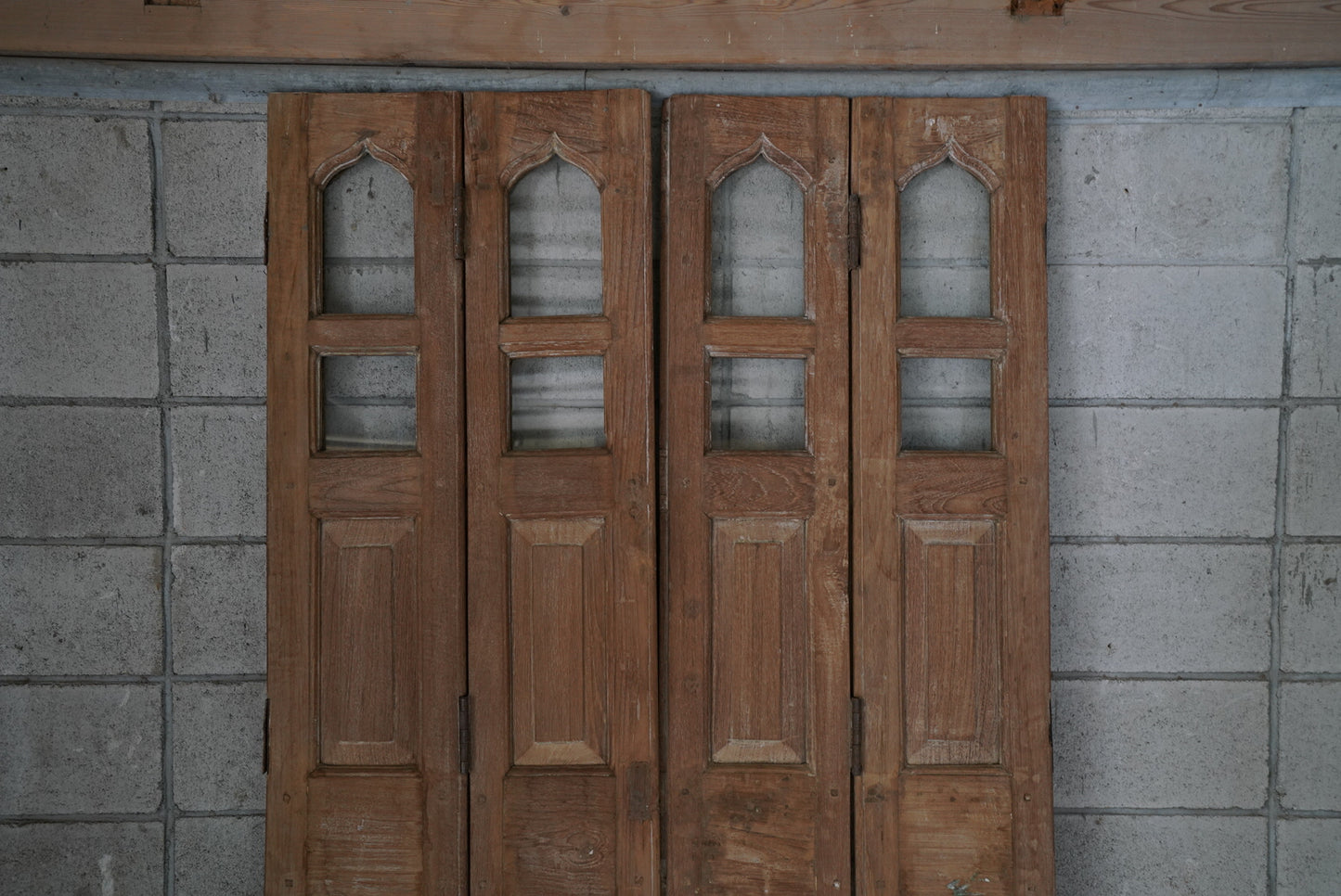 ガラスドア（両開き中折れドア）ID-008