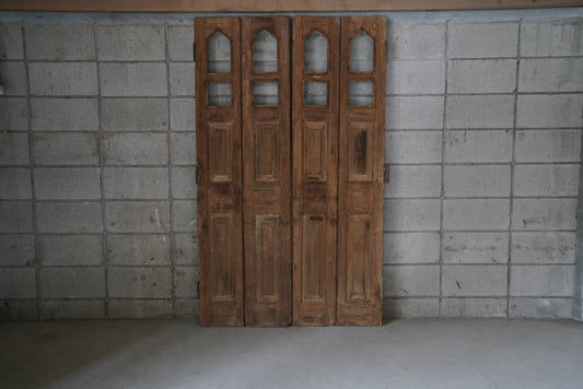 ガラスドア（両開き中折れドア）ID-008