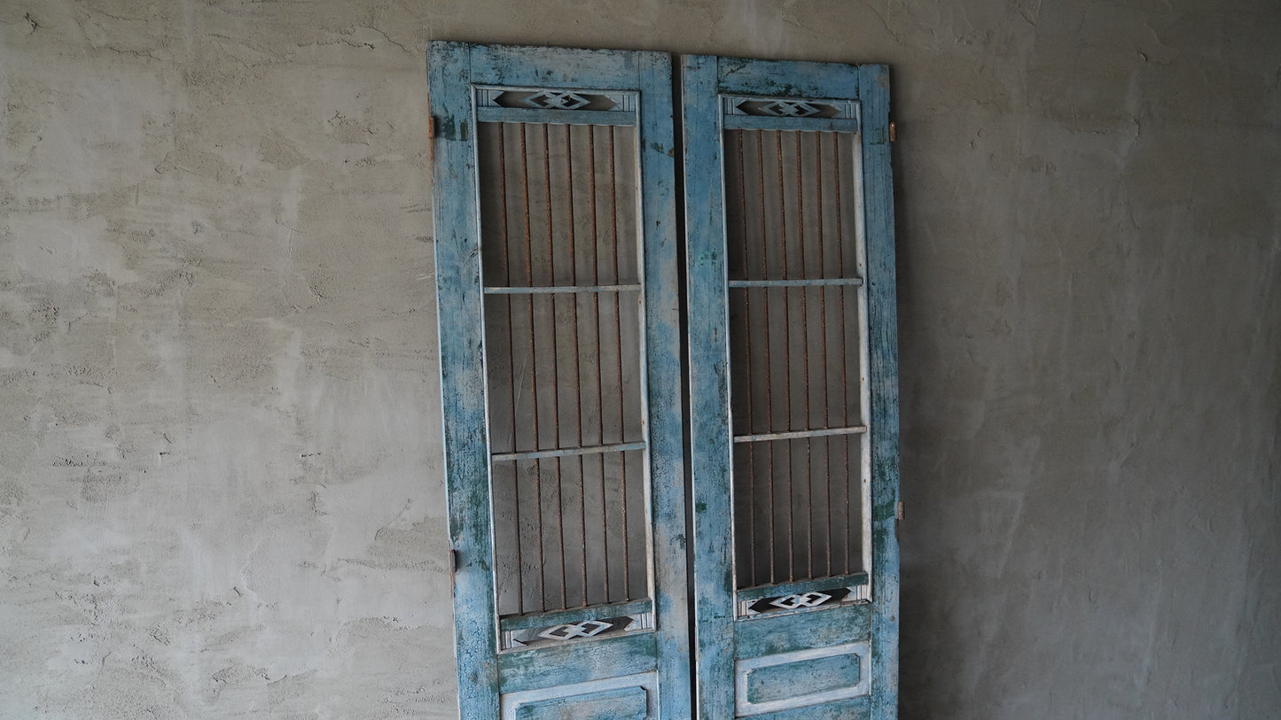 ヴィンテージ格子ドアVD-040