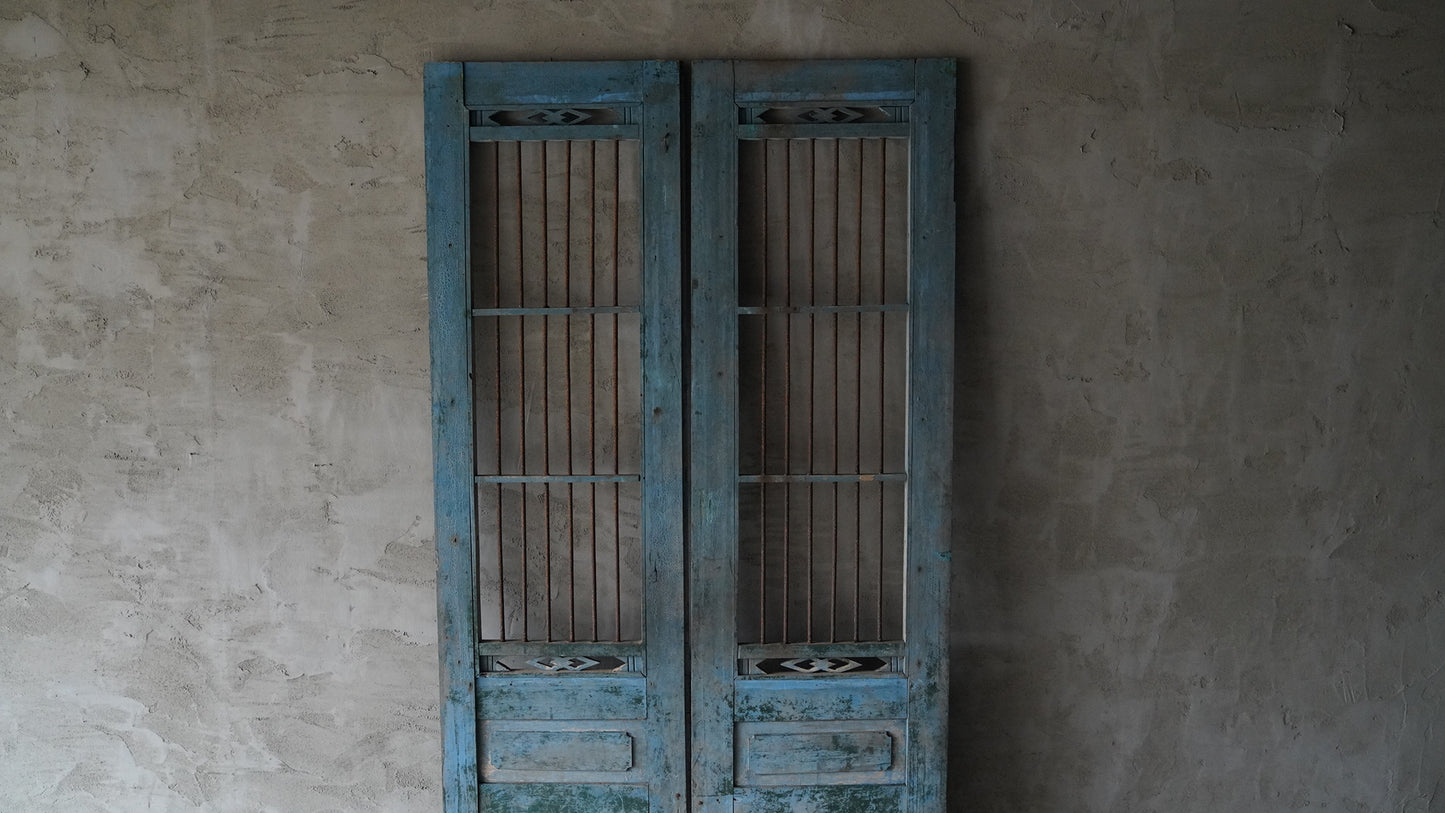 ヴィンテージ格子ドアVD-040