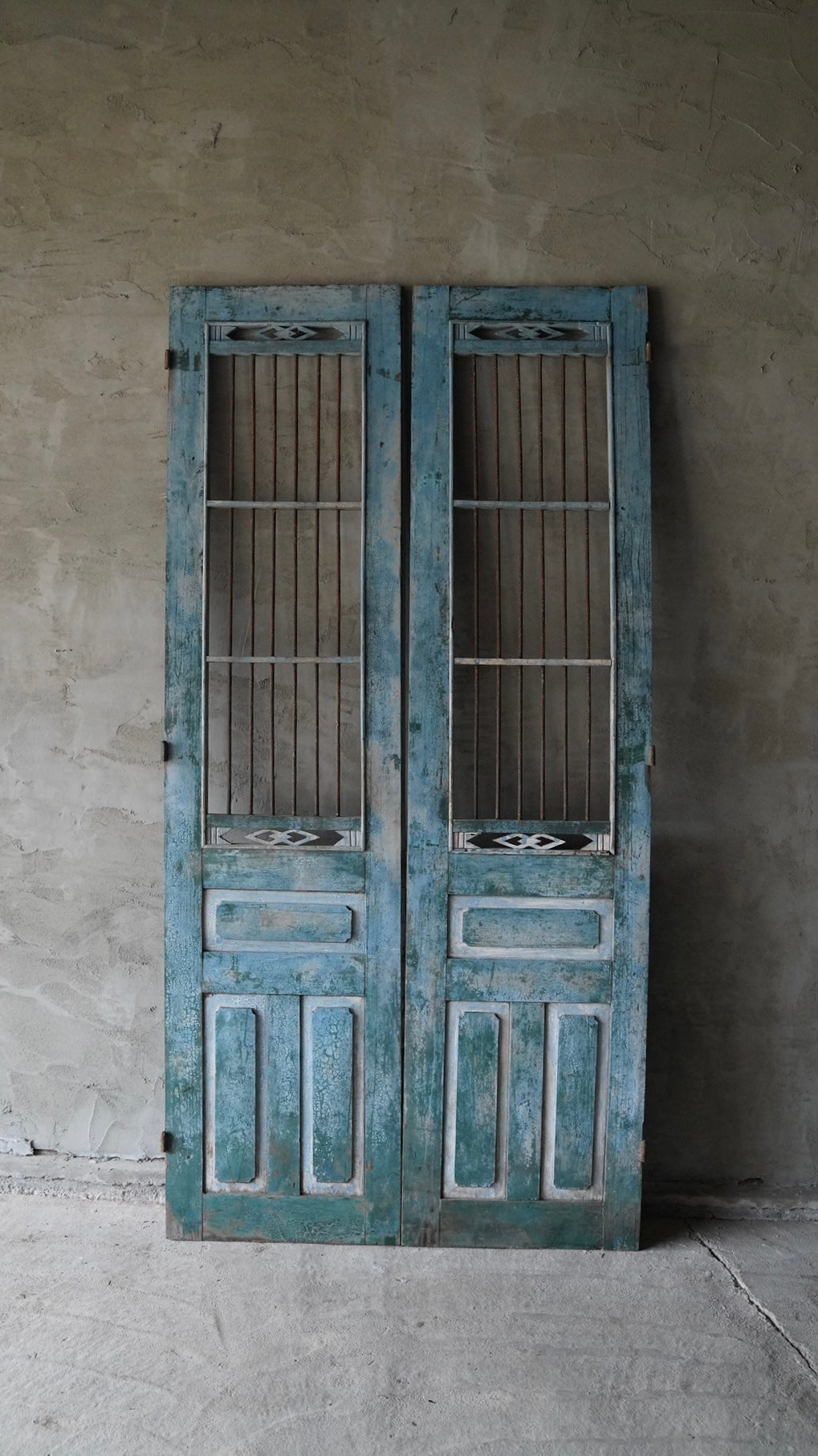 ヴィンテージ格子ドアVD-040