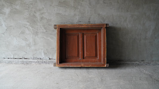ヴィンテージ枠付き木製窓VO-020