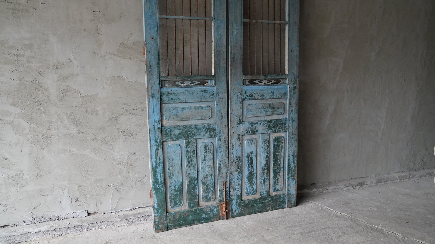 ヴィンテージ格子ドアVD-040