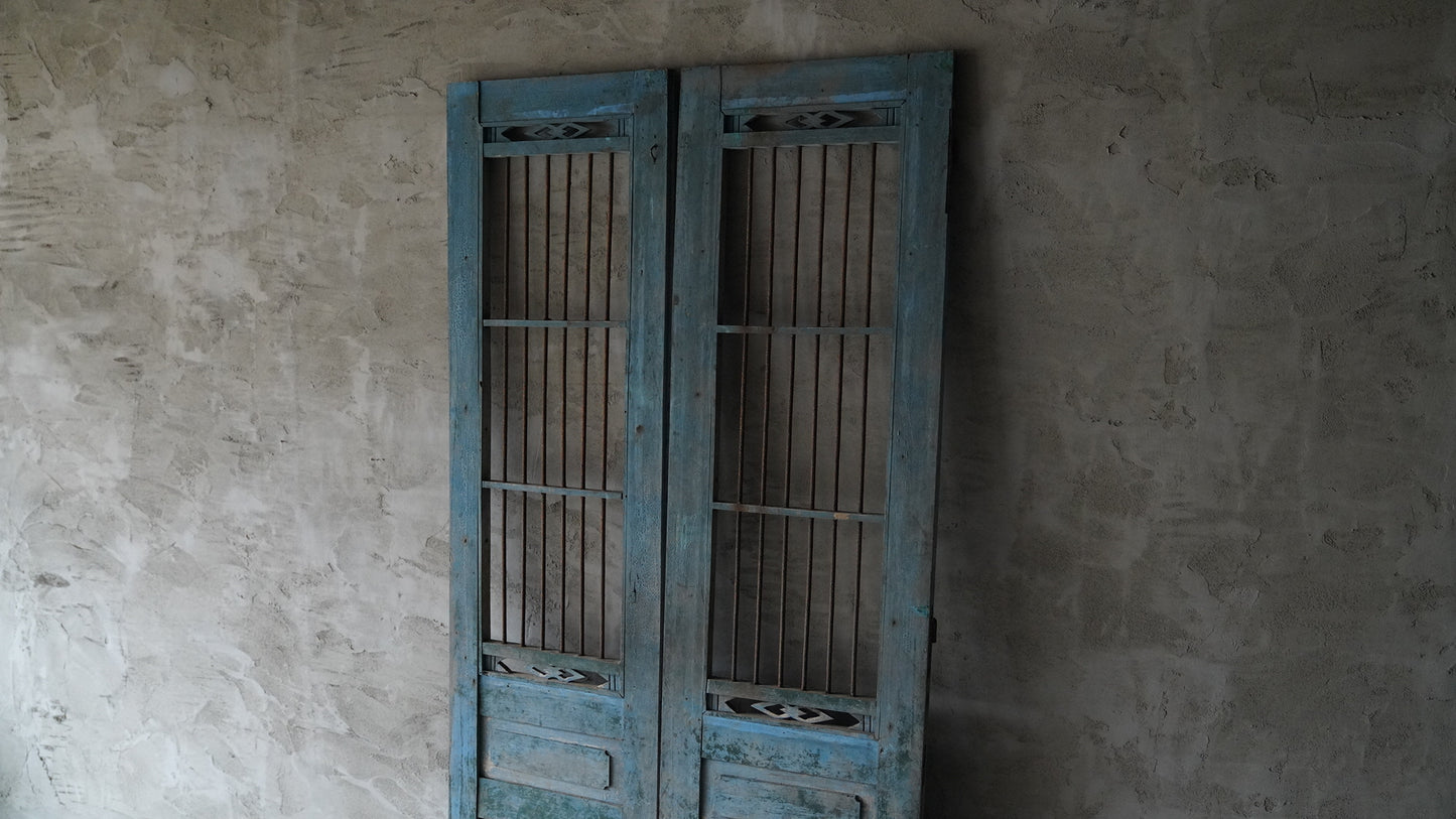 ヴィンテージ格子ドアVD-040