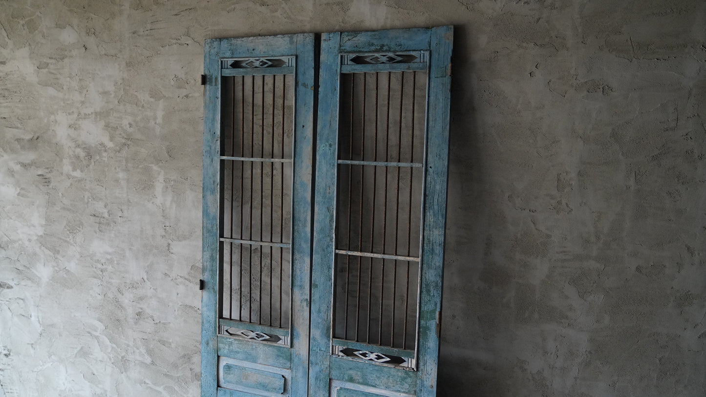 ヴィンテージ格子ドアVD-040