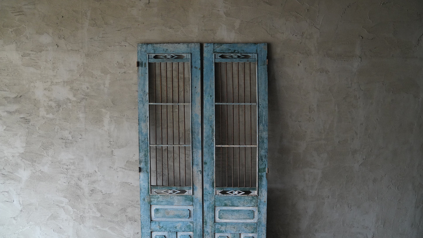 ヴィンテージ格子ドアVD-040