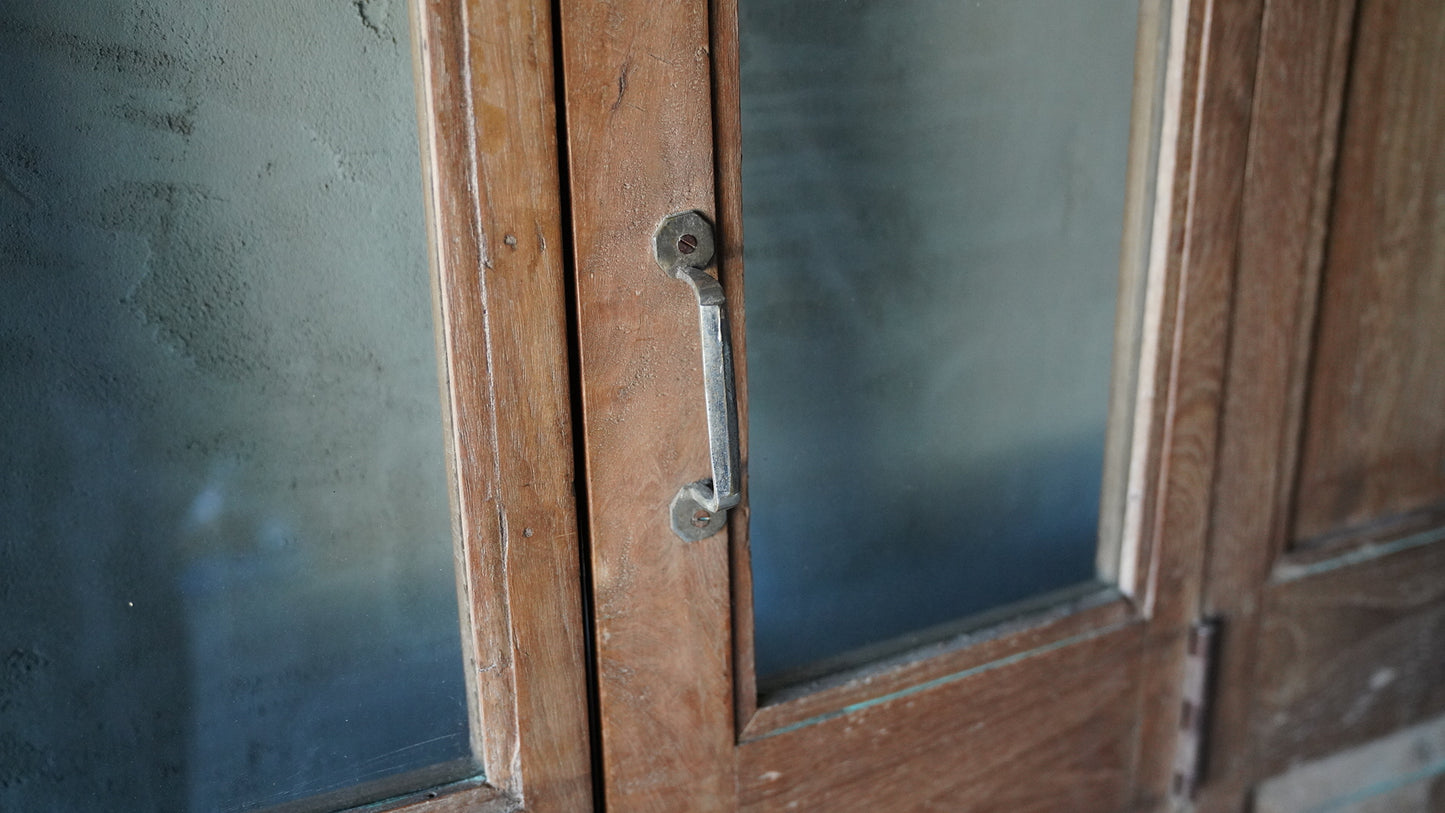 ヴィンテージガラスドア（折れ戸）VD-011