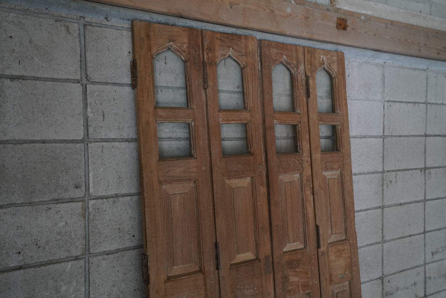 ガラスドア（両開き中折れドア）ID-008