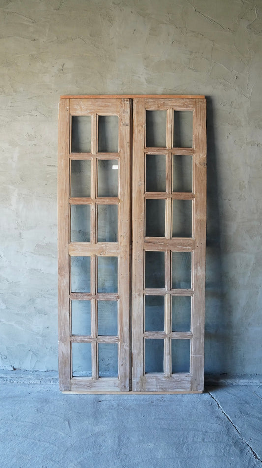 ヴィンテージガラスドアID-010