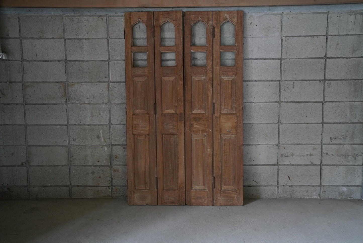 ガラスドア（両開き中折れドア）ID-008