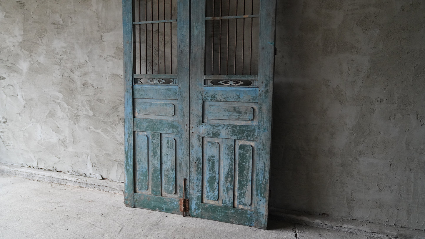 ヴィンテージ格子ドアVD-040