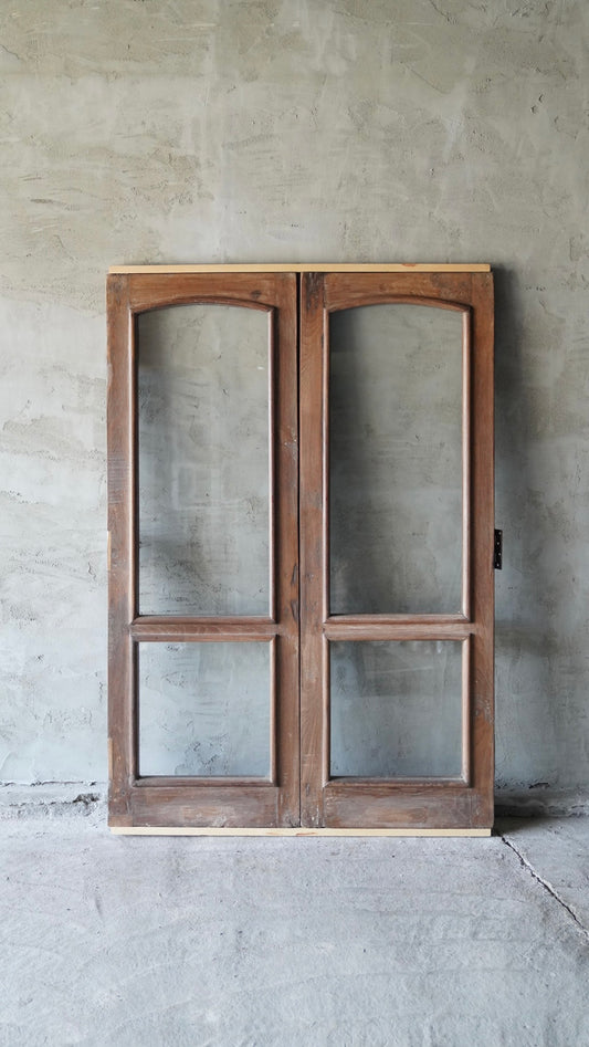 ヴィンテージガラス扉ID-015