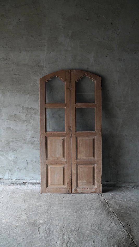 ヴィンテージガラスドアID-014