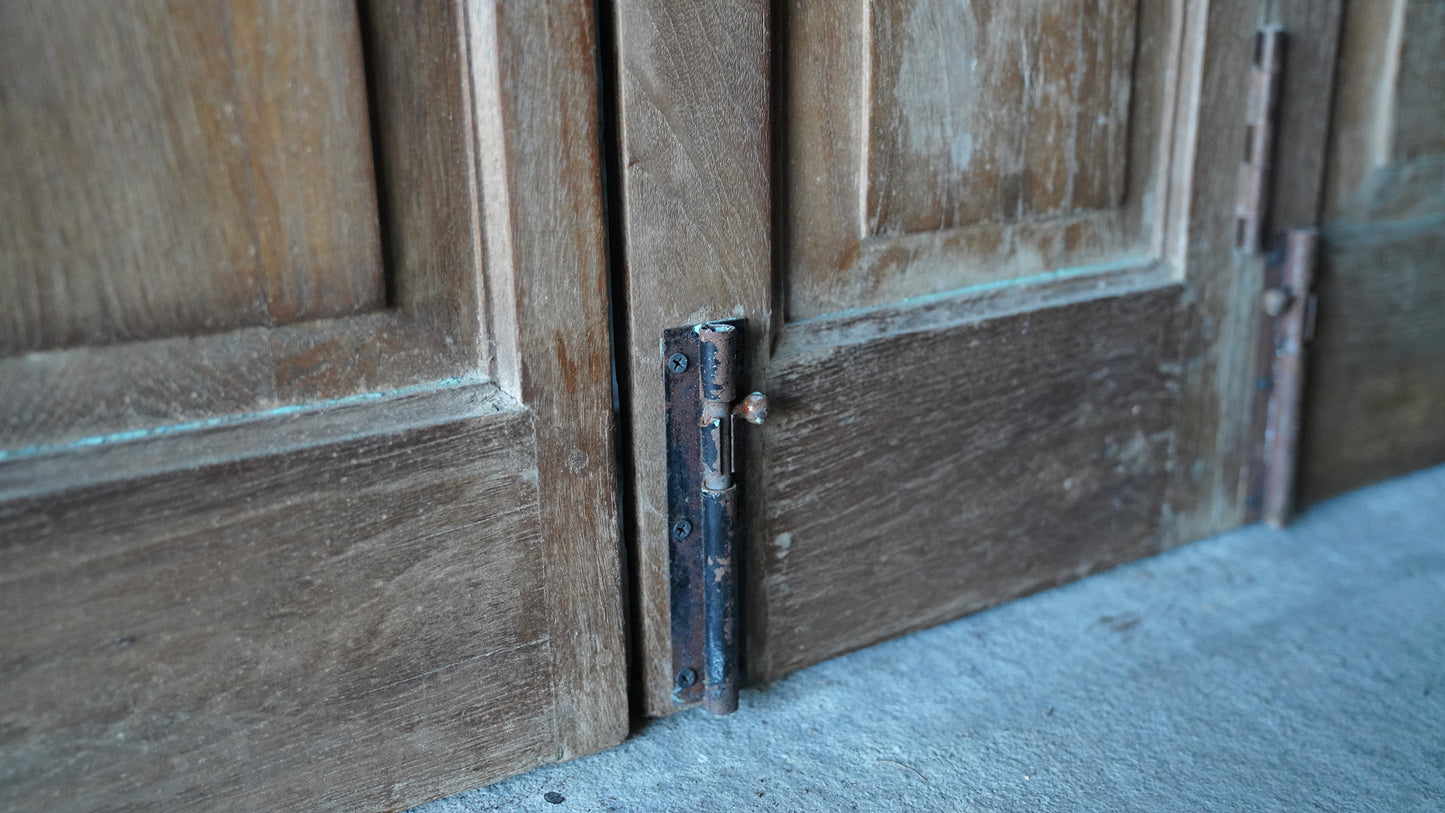 ヴィンテージガラスドア（折れ戸）VD-011